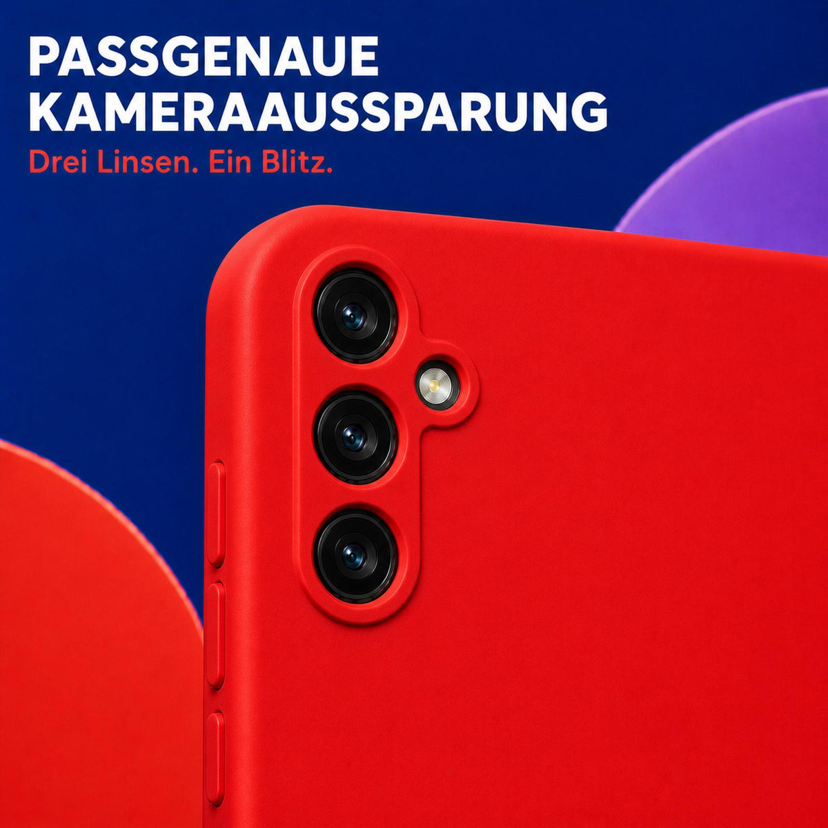 Samsung Galaxy S23 FE - Silikon Hülle Soft-Touch Rot