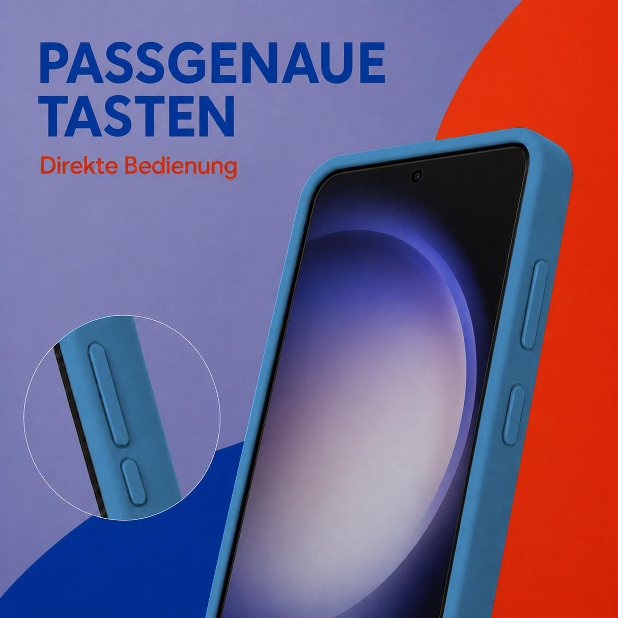 Samsung Galaxy S23 - Silikon Hülle Soft-Touch Marineblau