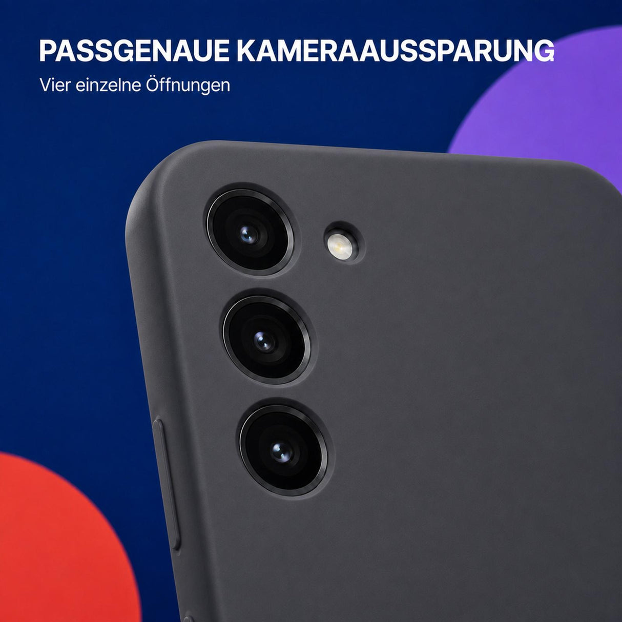 Samsung Galaxy S23+ - Silikon Hülle Soft-Touch Anthrazit