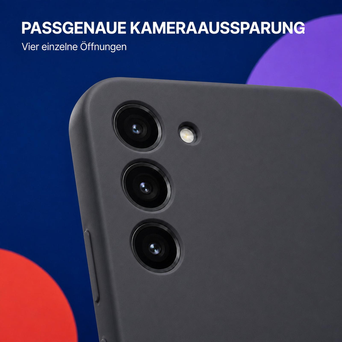 Samsung Galaxy S23+ - Silikon Hülle Soft-Touch Anthrazit