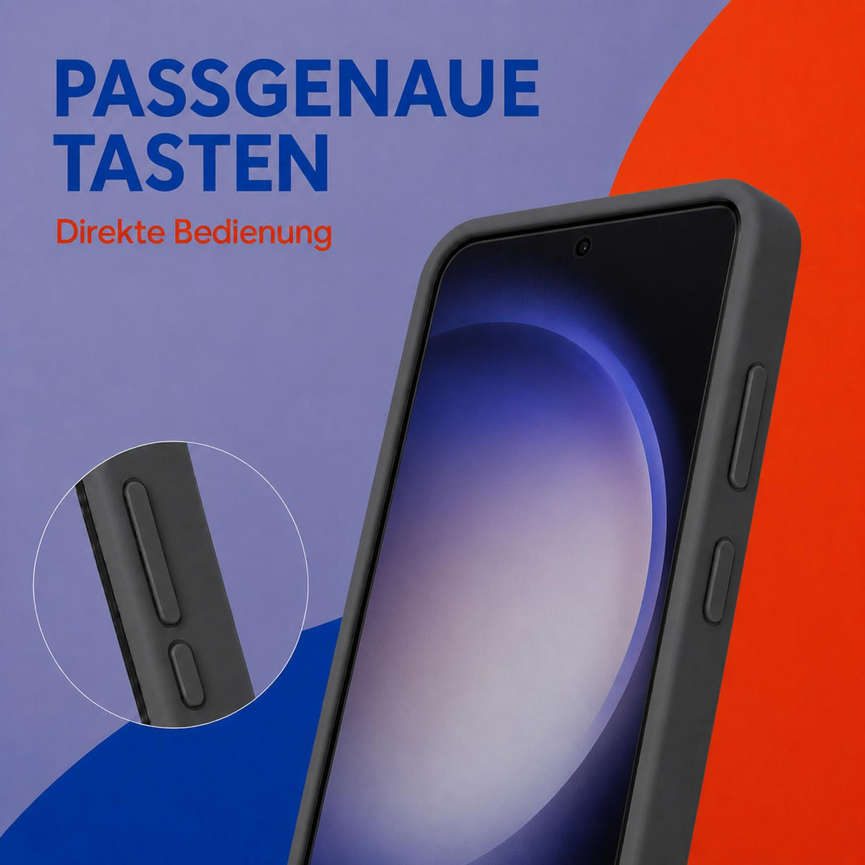 Samsung Galaxy S23+ - Silikon Hülle Soft-Touch Anthrazit