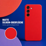 Samsung Galaxy S23+ - Silikon Hülle Soft-Touch Rot