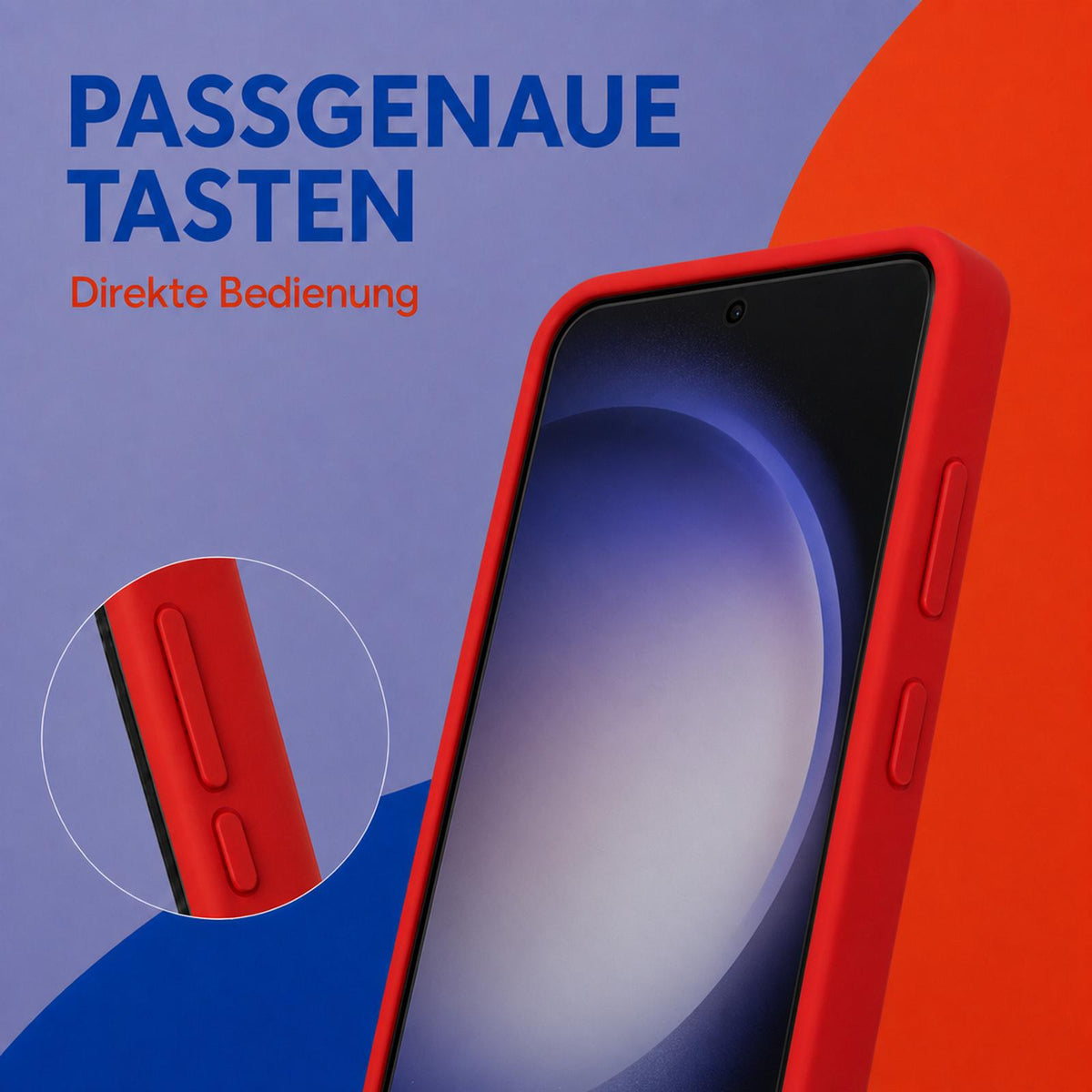 Samsung Galaxy S23+ - Silikon Hülle Soft-Touch Rot