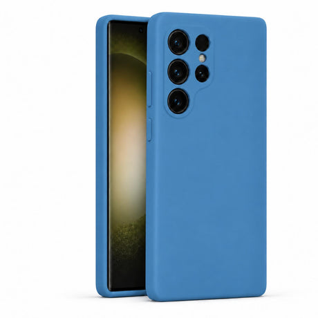 Samsung Galaxy S23 Ultra - Silikon Hülle Soft-Touch Marineblau