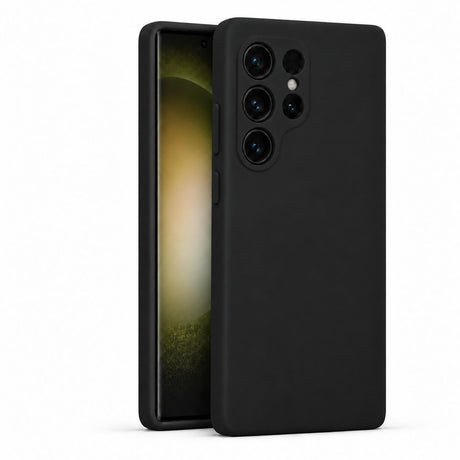 Samsung Galaxy S23 Ultra - Silikon Hülle Soft-Touch Schwarz