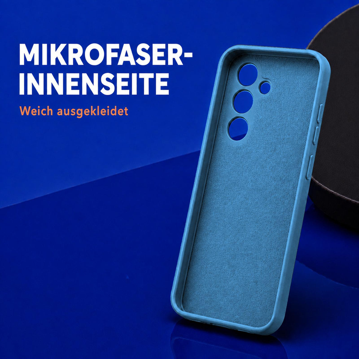 Samsung Galaxy S24 FE - Silikon Hülle Soft-Touch Marineblau