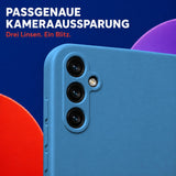 Samsung Galaxy S24 FE - Silikon Hülle Soft-Touch Marineblau