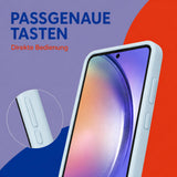 Samsung Galaxy S24 FE - Silikon Hülle Soft-Touch Wolkenblau