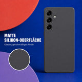 Samsung Galaxy S24+ - Silikon Hülle Soft-Touch Anthrazit