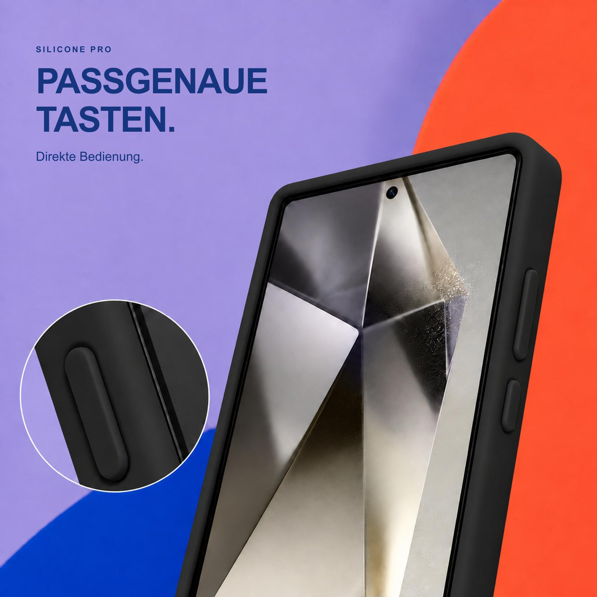 Samsung Galaxy S24 Ultra - Silikon Hülle Soft-Touch Schwarz