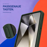 Samsung Galaxy S24 Ultra - Silikon Hülle Soft-Touch Tannengrün