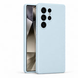 Samsung Galaxy S24 Ultra - Silikon Hülle Soft-Touch Wolkenblau