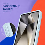 Samsung Galaxy S24 Ultra - Silikon Hülle Soft-Touch Wolkenblau