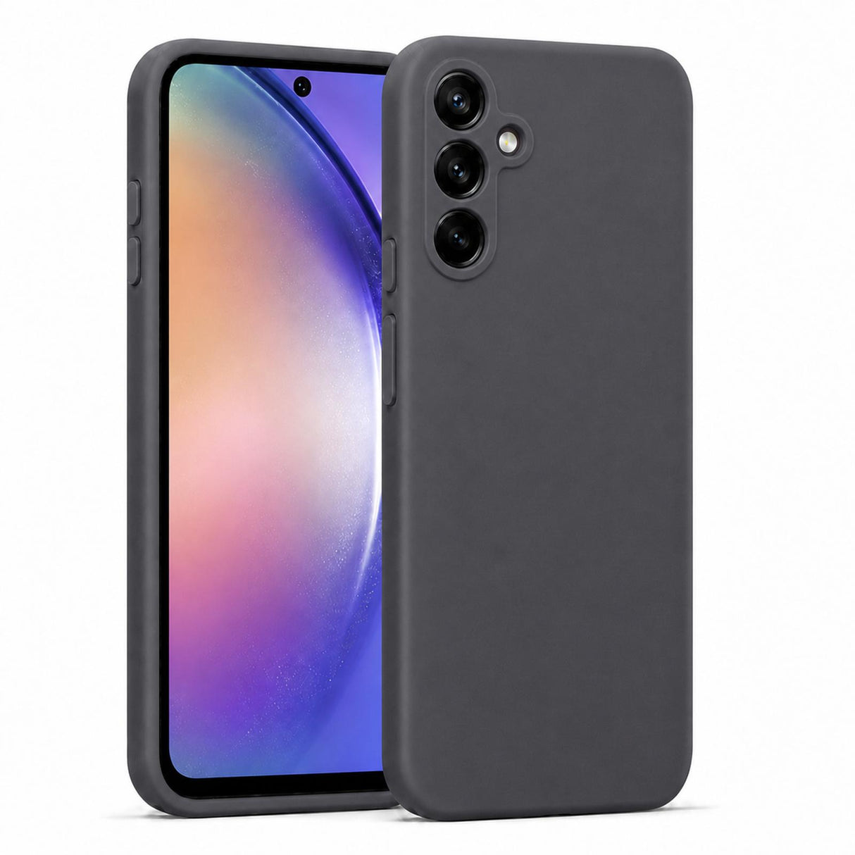 Samsung Galaxy S25 - Silikon Hülle Soft-Touch Anthrazit