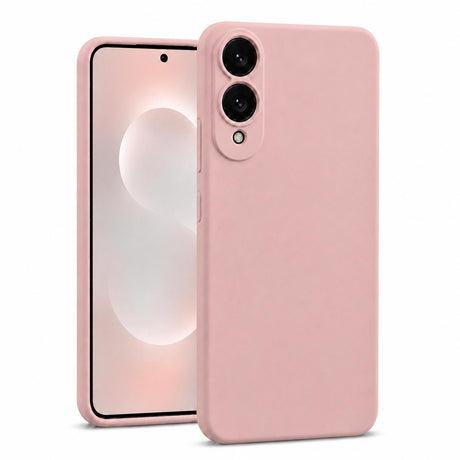 Samsung Galaxy S25 Edge - Silikon Hülle Soft-Touch Altrosa