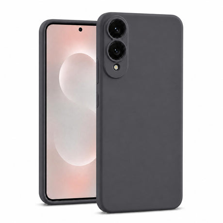 Samsung Galaxy S25 Edge - Silikon Hülle Soft-Touch Anthrazit