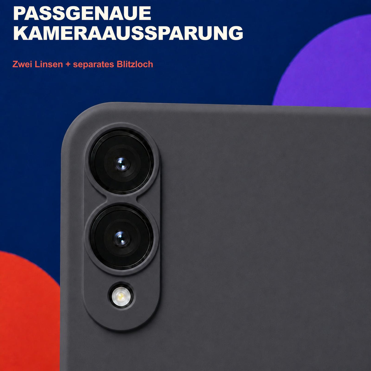 Samsung Galaxy S25 Edge - Silikon Hülle Soft-Touch Anthrazit
