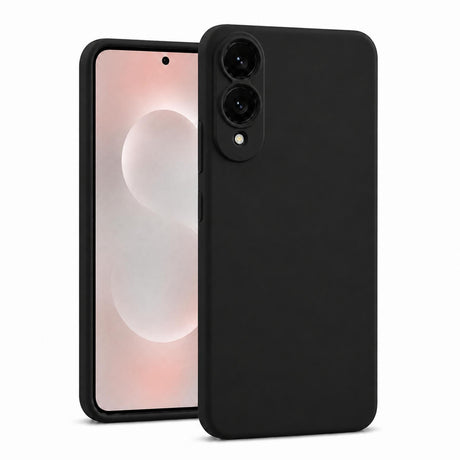 Samsung Galaxy S25 Edge - Silikon Hülle Soft-Touch Schwarz