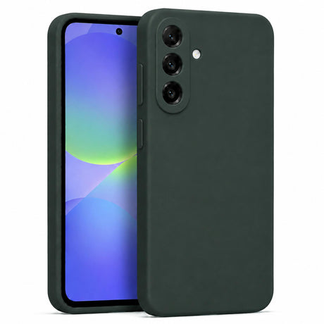 Samsung Galaxy S25 FE - Silikon Hülle Soft-Touch Tannengrün