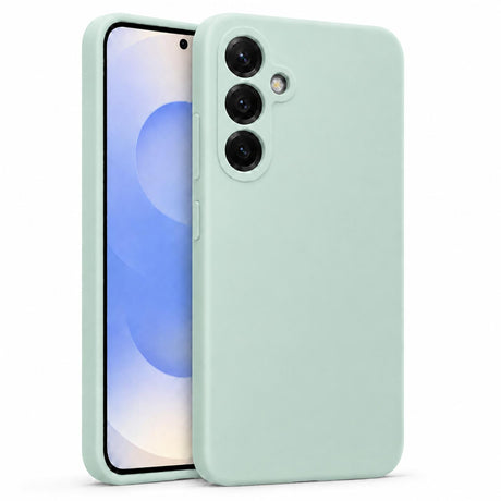 Samsung Galaxy S25 - Silikon Hülle Soft-Touch Himmelblau