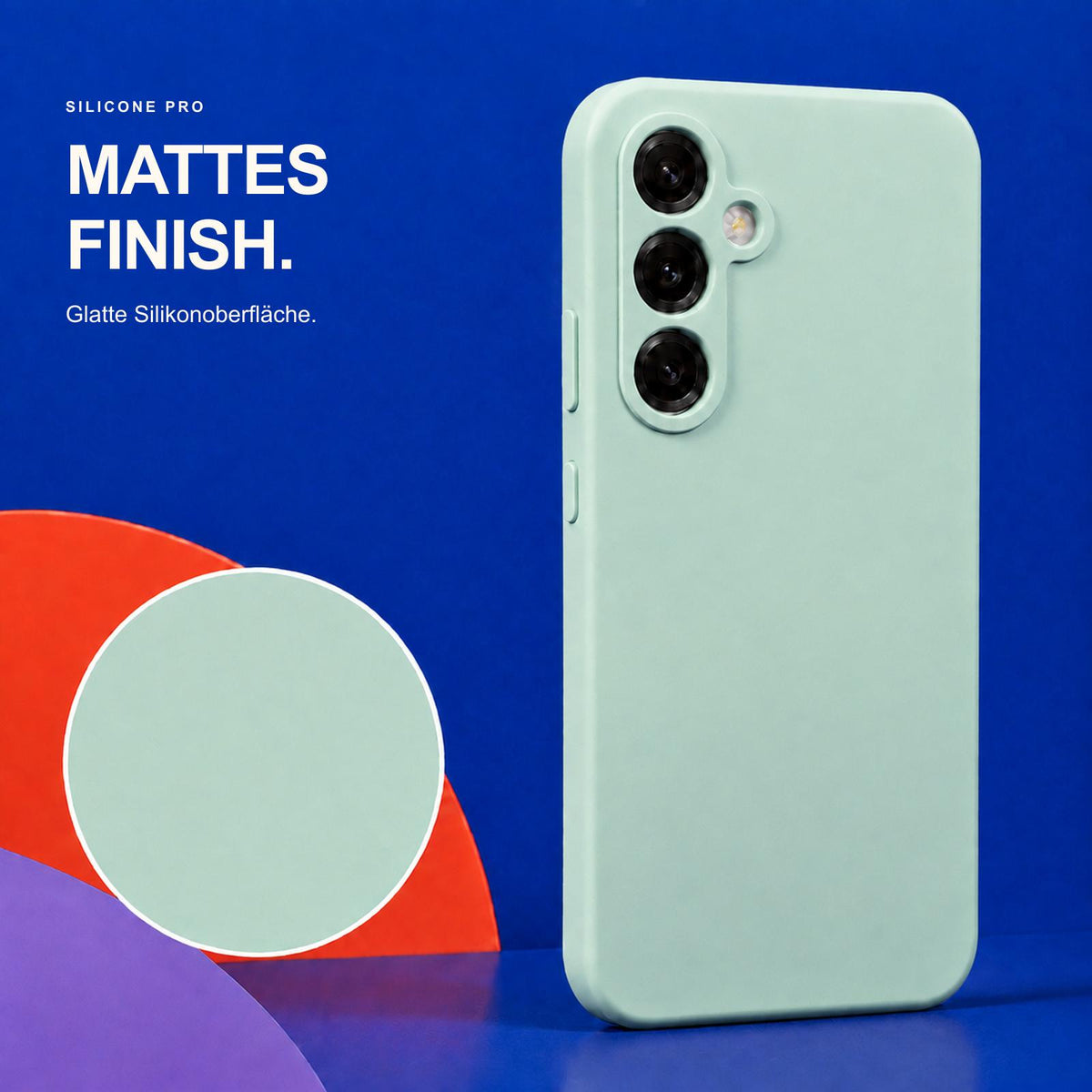 Samsung Galaxy S25 - Silikon Hülle Soft-Touch Himmelblau