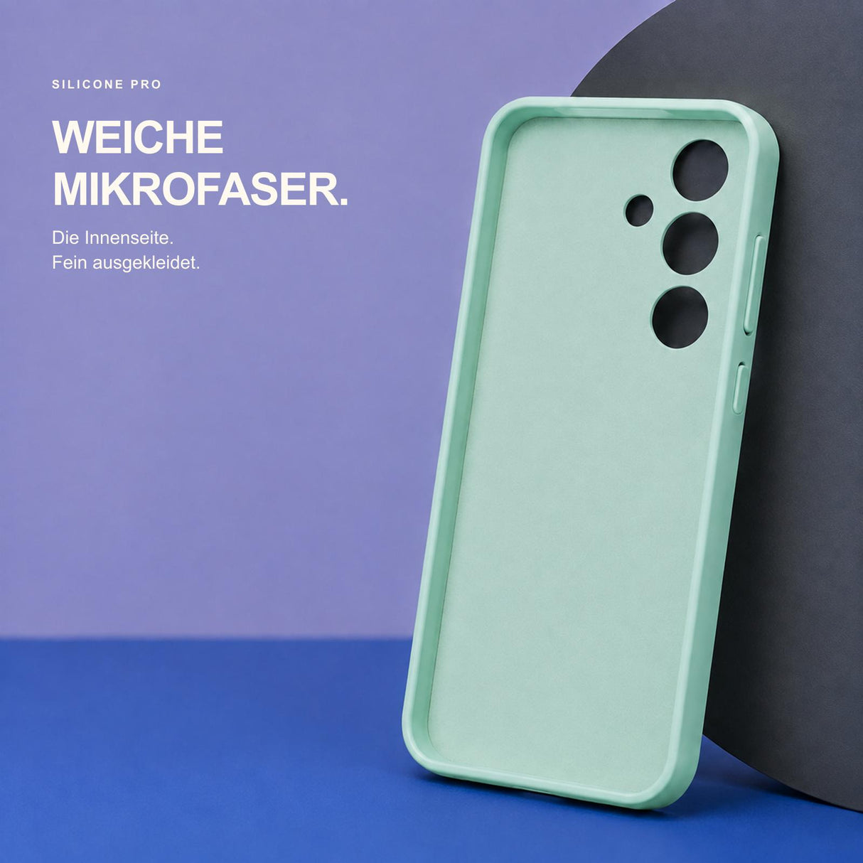 Samsung Galaxy S25 - Silikon Hülle Soft-Touch Himmelblau