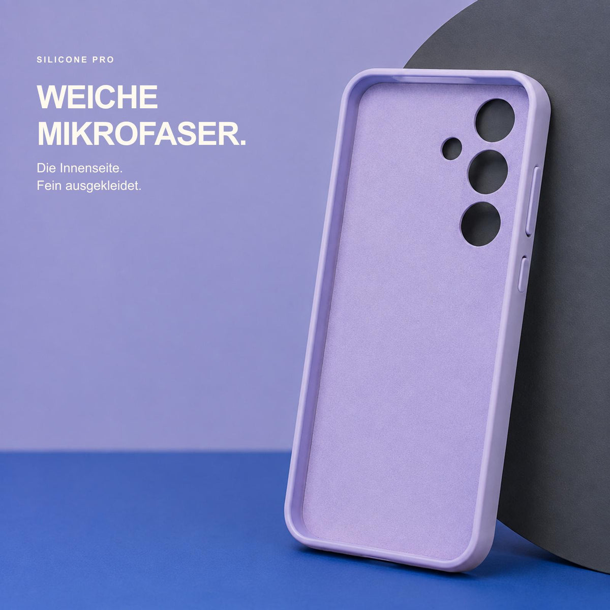Samsung Galaxy S25 - Silikon Hülle Soft-Touch Lavendel