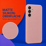 Samsung Galaxy S25 Plus - Silikon Hülle Soft-Touch Altrosa