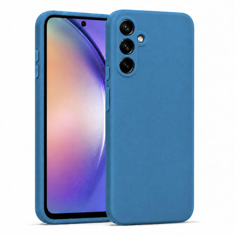 Samsung Galaxy S25 Plus - Silikon Hülle Soft-Touch Marineblau