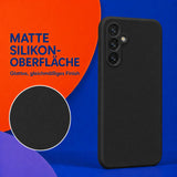 Samsung Galaxy S25 Plus - Silikon Hülle Soft-Touch Schwarz