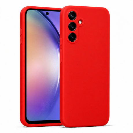 Samsung Galaxy S25 - Silikon Hülle Soft-Touch Rot