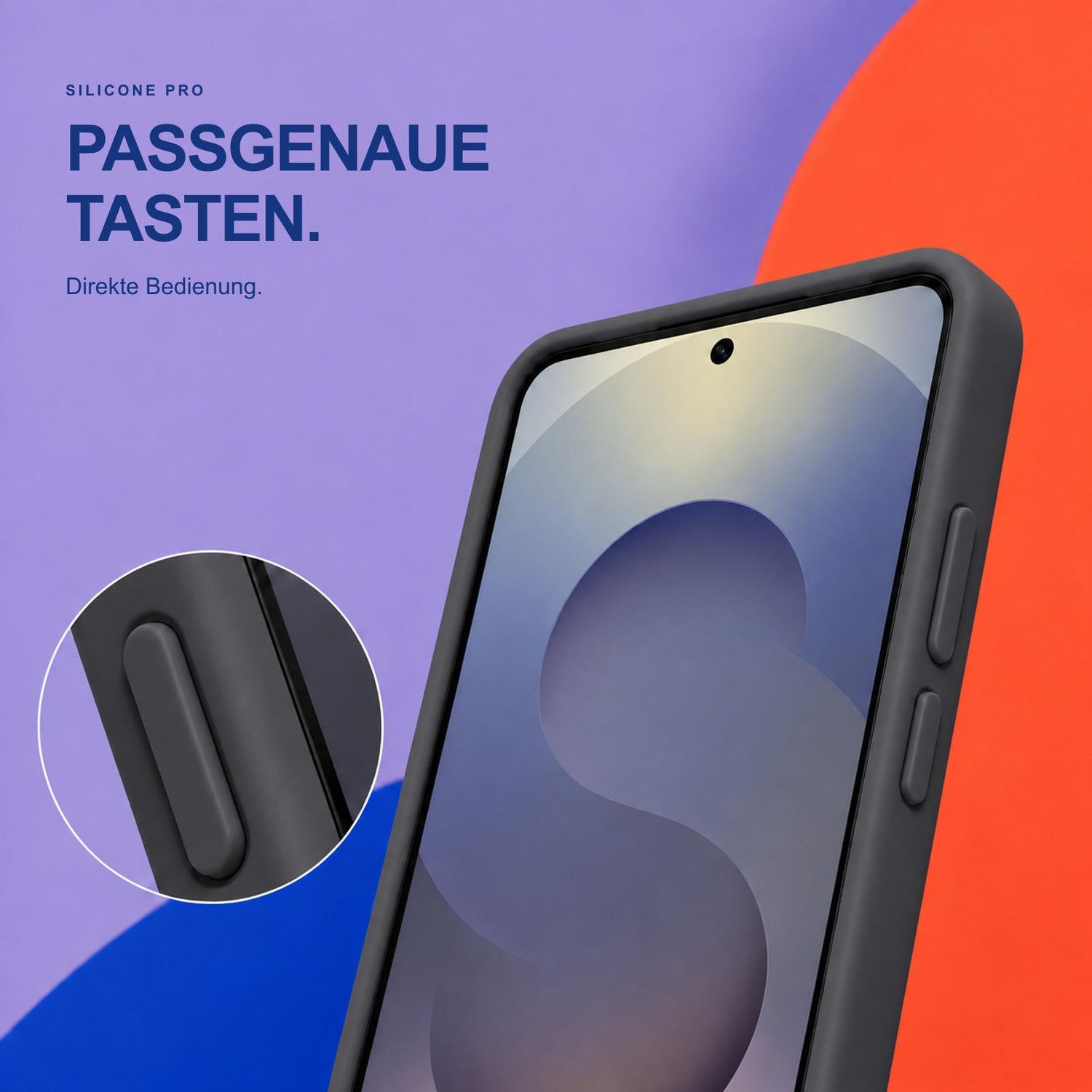 Samsung Galaxy S25 Ultra - Silikon Hülle Soft-Touch Anthrazit