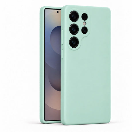 Samsung Galaxy S25 Ultra - Silikon Hülle Soft-Touch Himmelblau