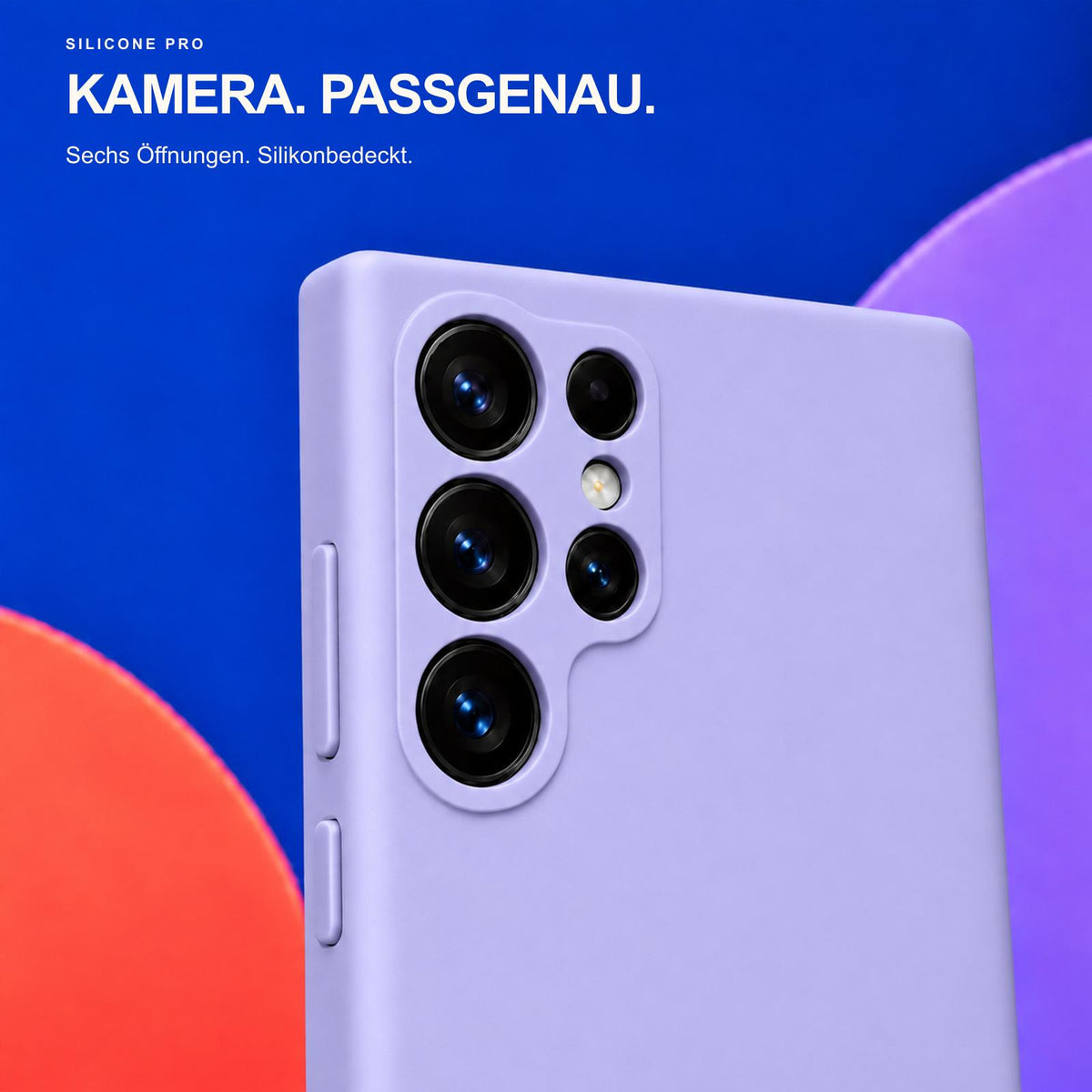 Samsung Galaxy S25 Ultra - Silikon Hülle Soft-Touch Lavendel