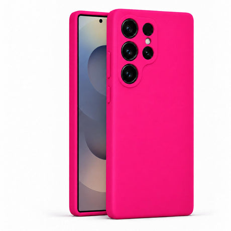 Samsung Galaxy S25 Ultra - Silikon Hülle Soft-Touch Magenta