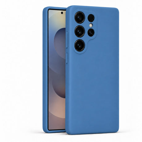 Samsung Galaxy S25 Ultra - Silikon Hülle Soft-Touch Marineblau