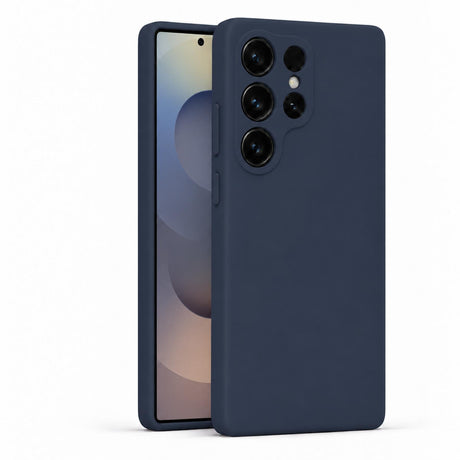 Samsung Galaxy S25 Ultra - Silikon Hülle Soft-Touch Mitternachtsblau