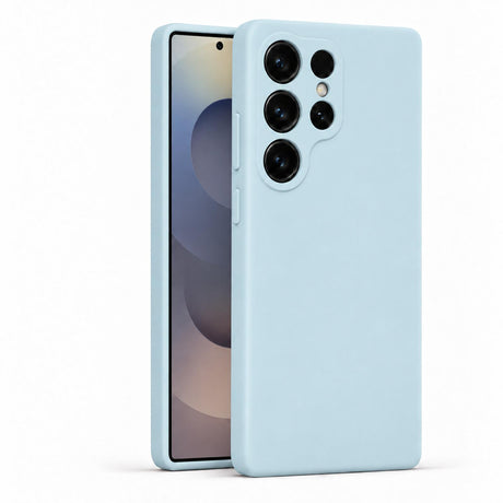 Samsung Galaxy S25 Ultra - Silikon Hülle Soft-Touch Wolkenblau