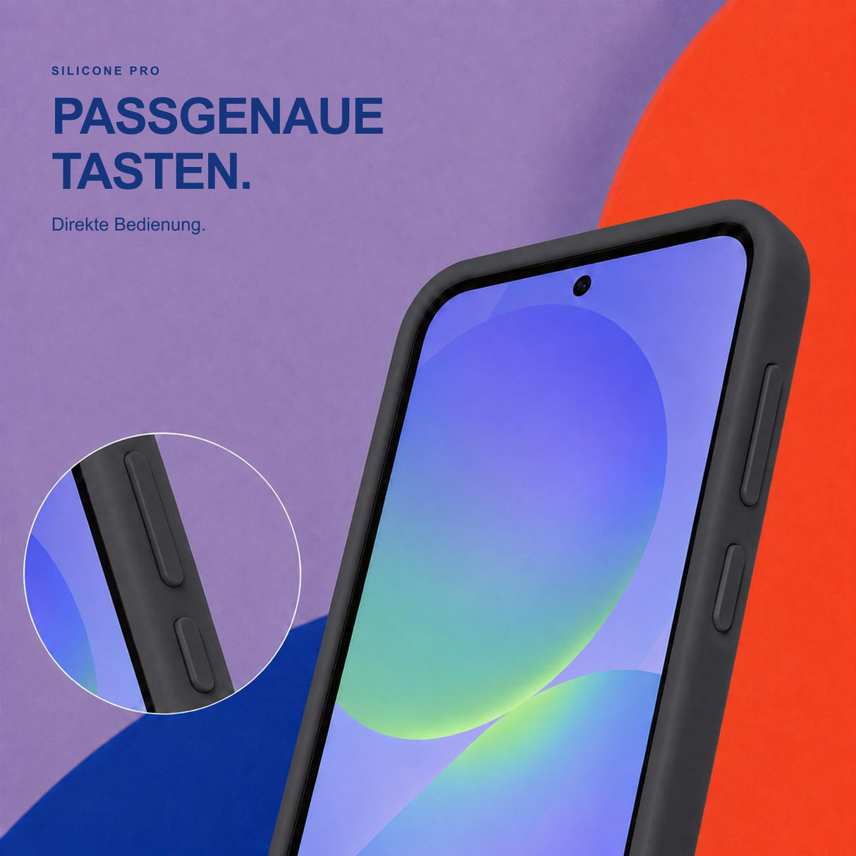 Samsung Galaxy S26 - Silikon Hülle Soft-Touch Anthrazit