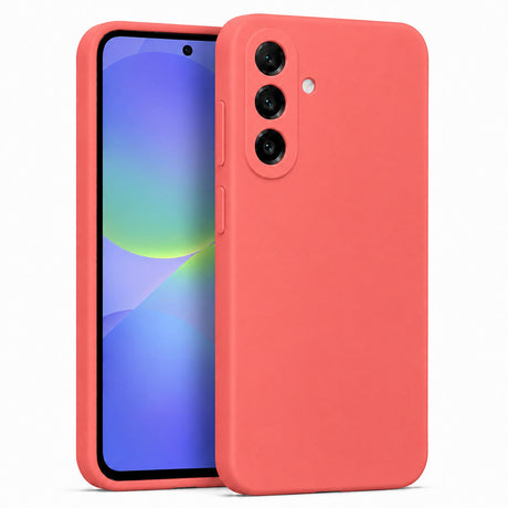 Samsung Galaxy S26 - Silikon Hülle Soft-Touch Korallenrot