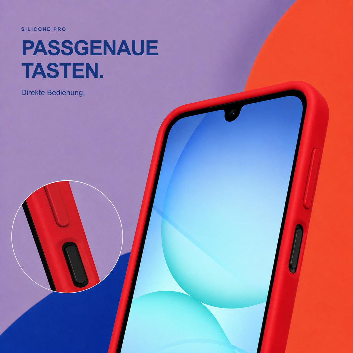 Samsung Galaxy S26+ - Silikon Hülle Soft-Touch Rot