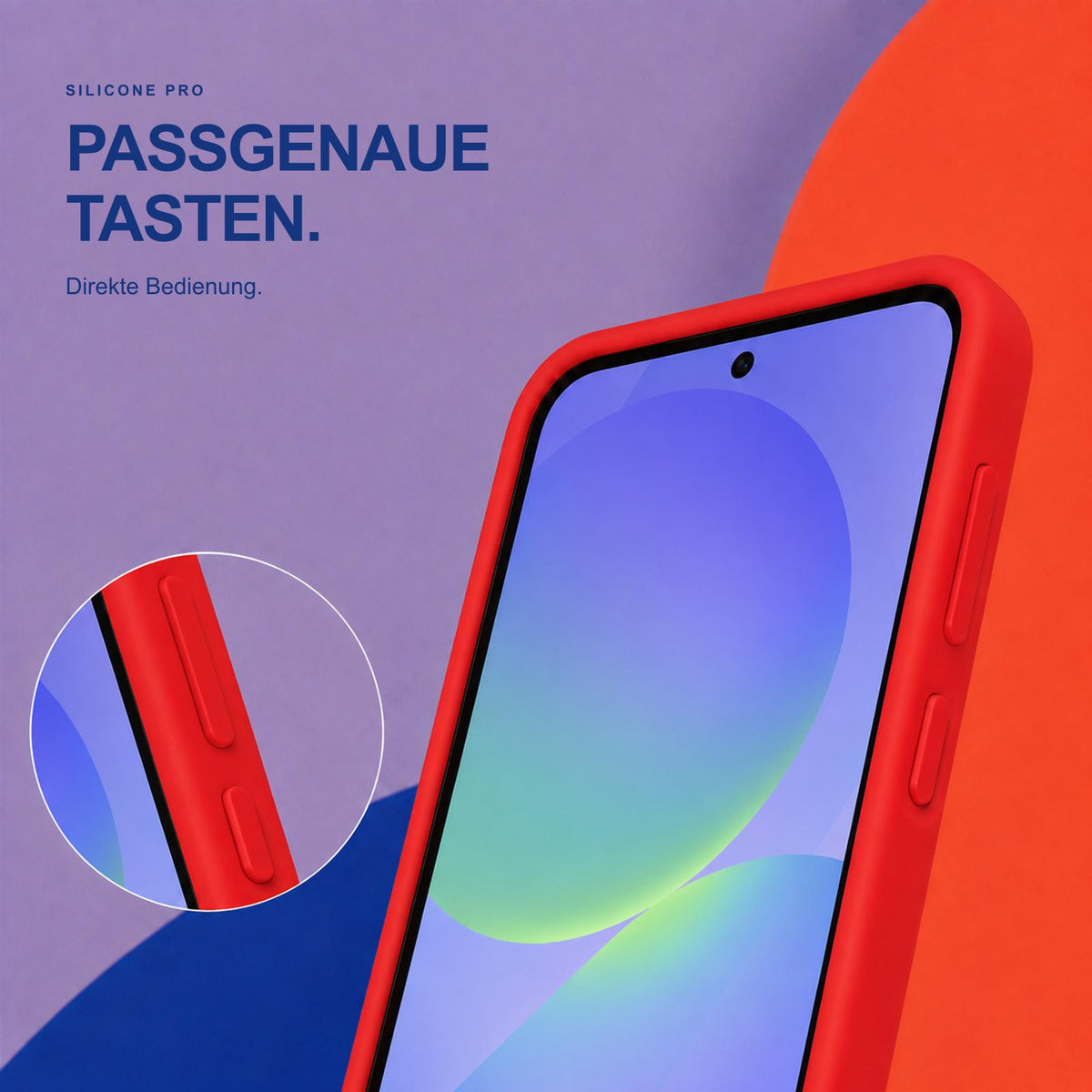 Samsung Galaxy S26 - Silikon Hülle Soft-Touch Rot
