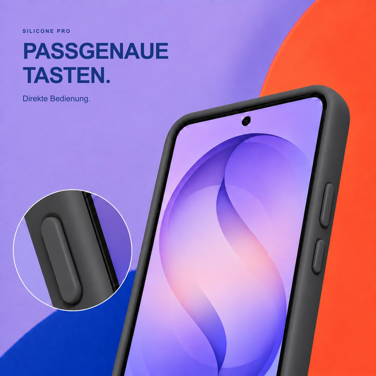 Samsung Galaxy S26 Ultra - Silikon Hülle Soft-Touch Anthrazit