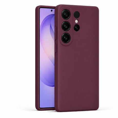 Samsung Galaxy S26 Ultra - Silikon Hülle Soft-Touch Bordeaux