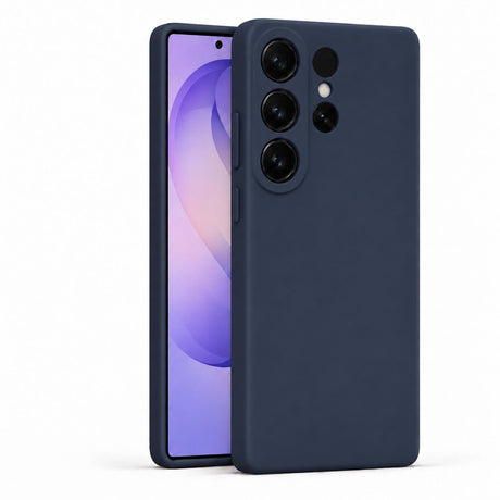 Samsung Galaxy S26 Ultra - Silikon Hülle Soft-Touch Mitternachtsblau