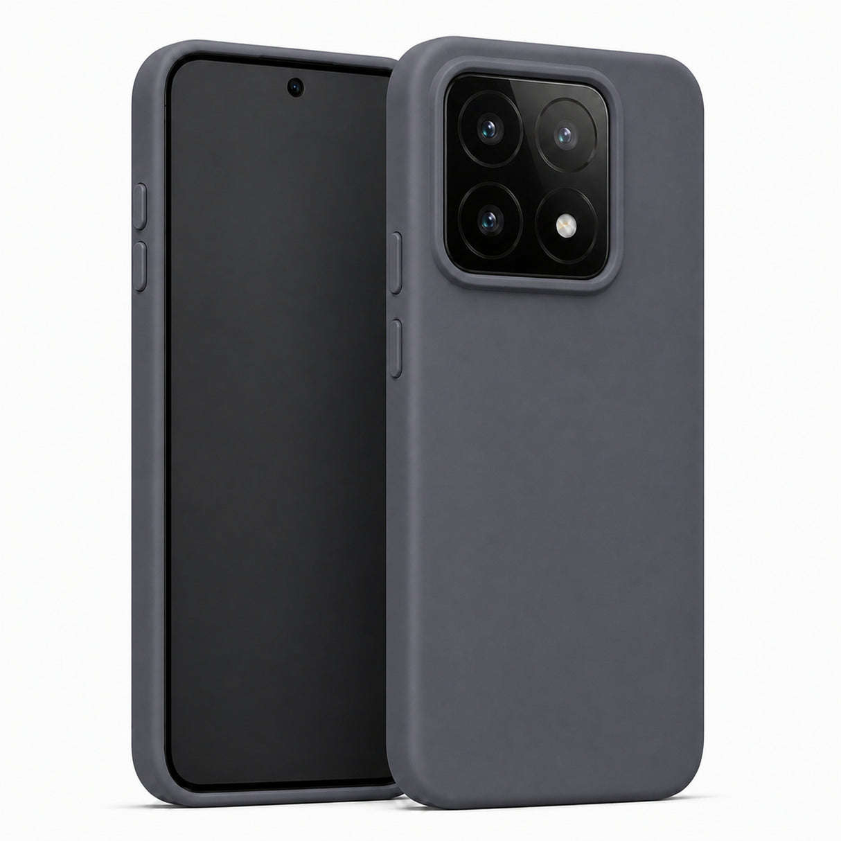 Xiaomi 14 Silicone Pro Silikon Hülle in Anthrazit – Produktansicht