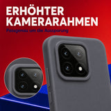 Xiaomi 14 Silicone Pro Silikon Hülle Anthrazit – Detailansicht 2