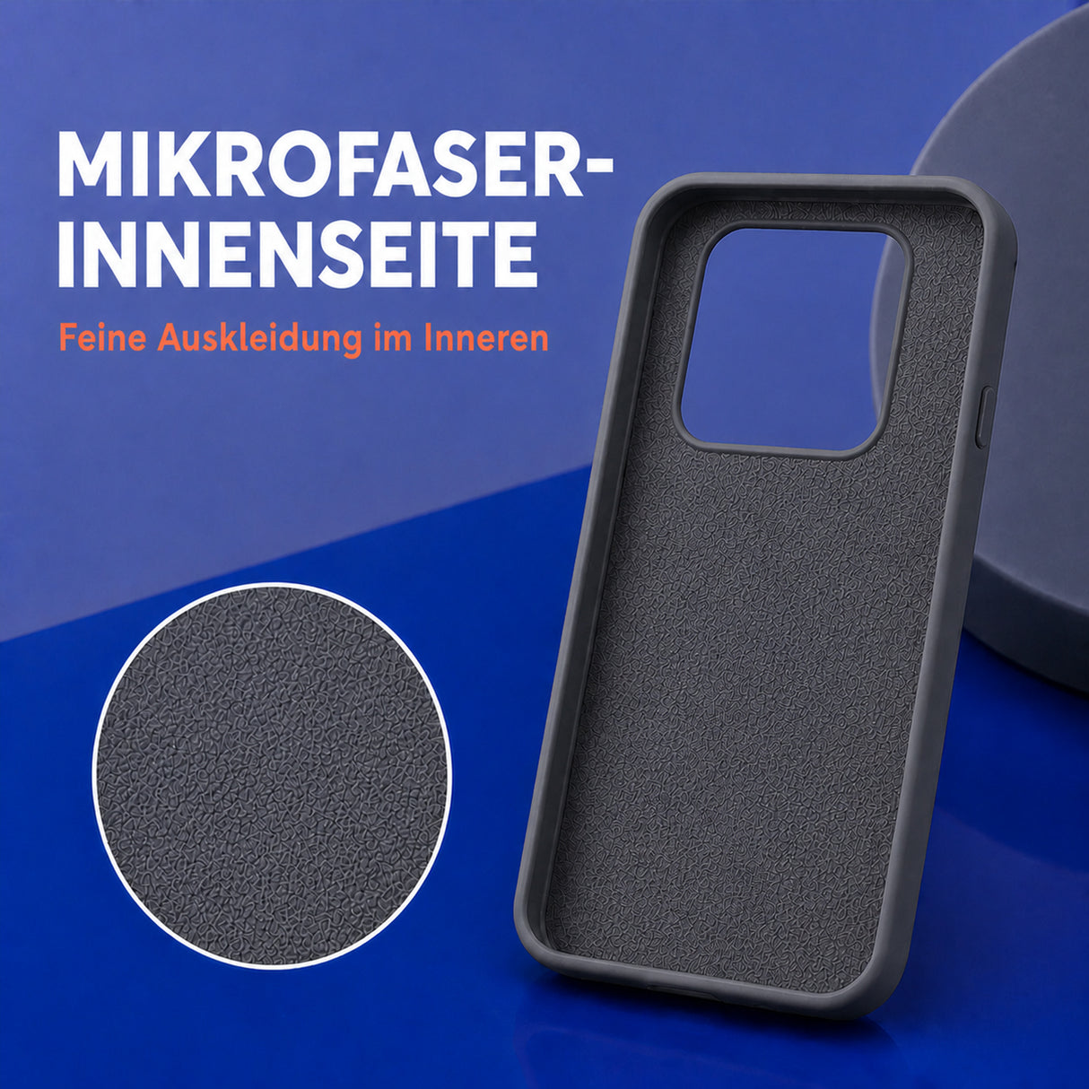 Xiaomi 14 Silicone Pro Silikon Hülle Anthrazit – Detailansicht 4
