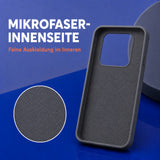 Xiaomi 14 Silicone Pro Silikon Hülle Anthrazit – Detailansicht 4