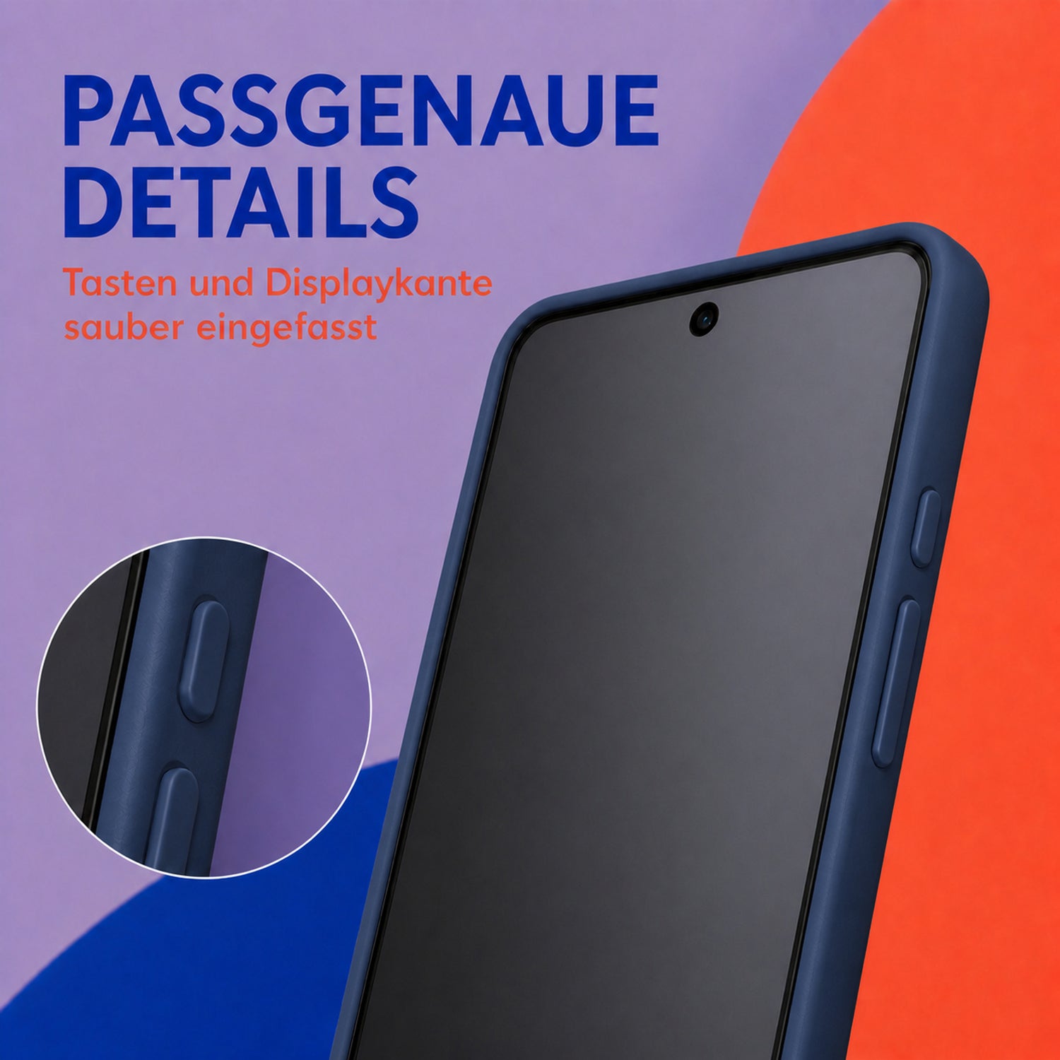 Xiaomi 14 Silicone Pro Silikon Hülle Marineblau – Detailansicht 3